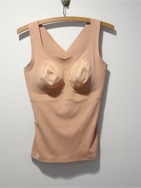 Evelyn and Bobbie Defy Bra Tank Tan Mica Size Medium 34E 34F 36C 36D 36E 36F
